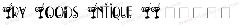 Dry Goods Antique JL字体转换